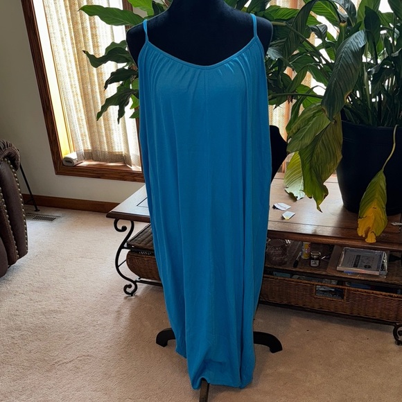 Zara Blue Maxi Dress - Picture 1 of 3